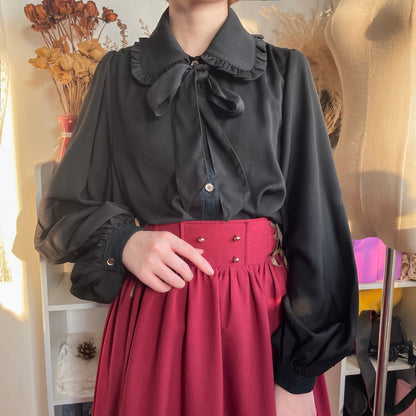 YuanSu - Mayer's Whisper - Vintage Lolita Large Sleeve Blouse