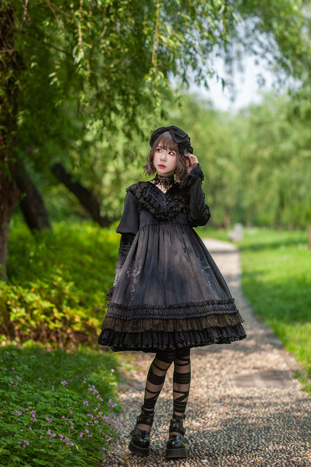 Infanta - Holy Fruit Estate - Gothic Lolita OP Dress Multicolors