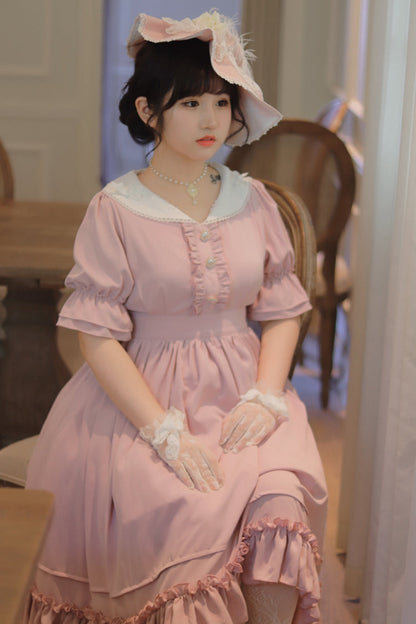 Sweet Wood - Plus Size Vintage Lolita OP Dress