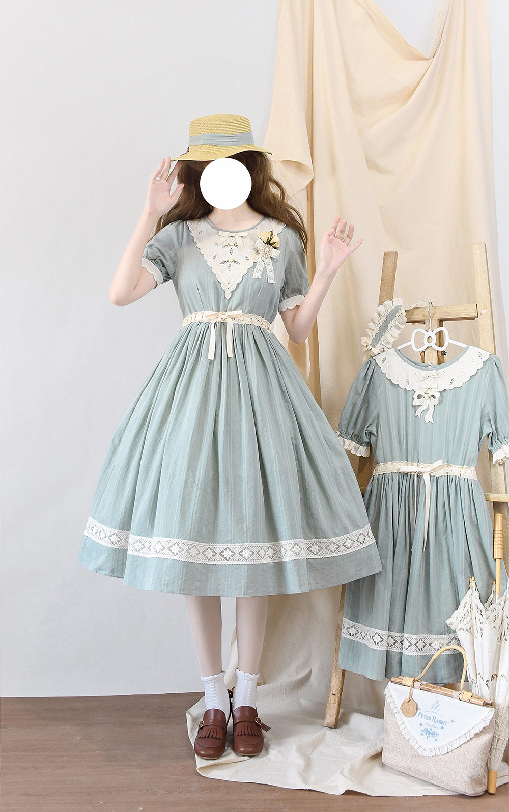 Miss Point - Happy Summer Elegant Lolita Floral OP Dress