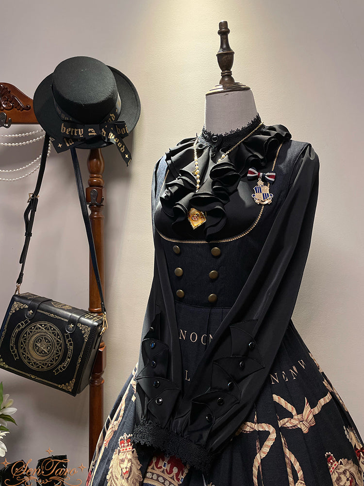 Sentaro - Dark Forest - Elegant Baroque Lolita Blouse