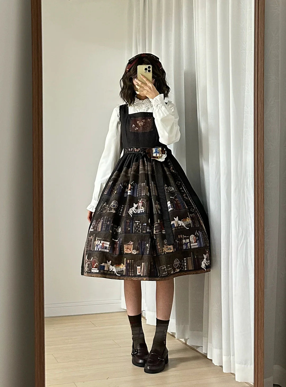 Miss Point - German Bookshelf - Classic Lolita Printed JSK Dress