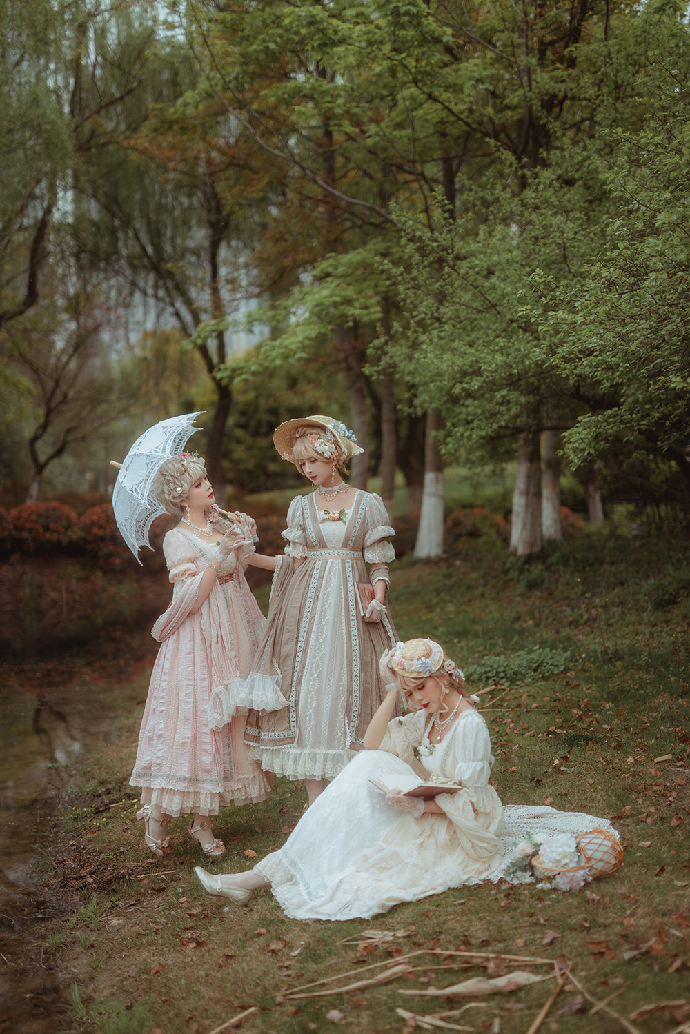 Miss point - Sally's Garden - Lace Cotton Lolita Shawl