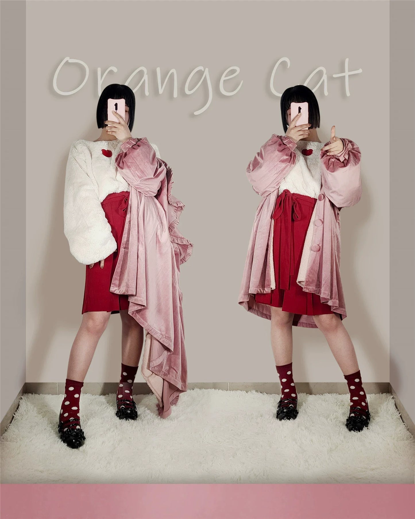 Dark Star Island - Winter Lolita Cape Velvet Antique Lolita Coat