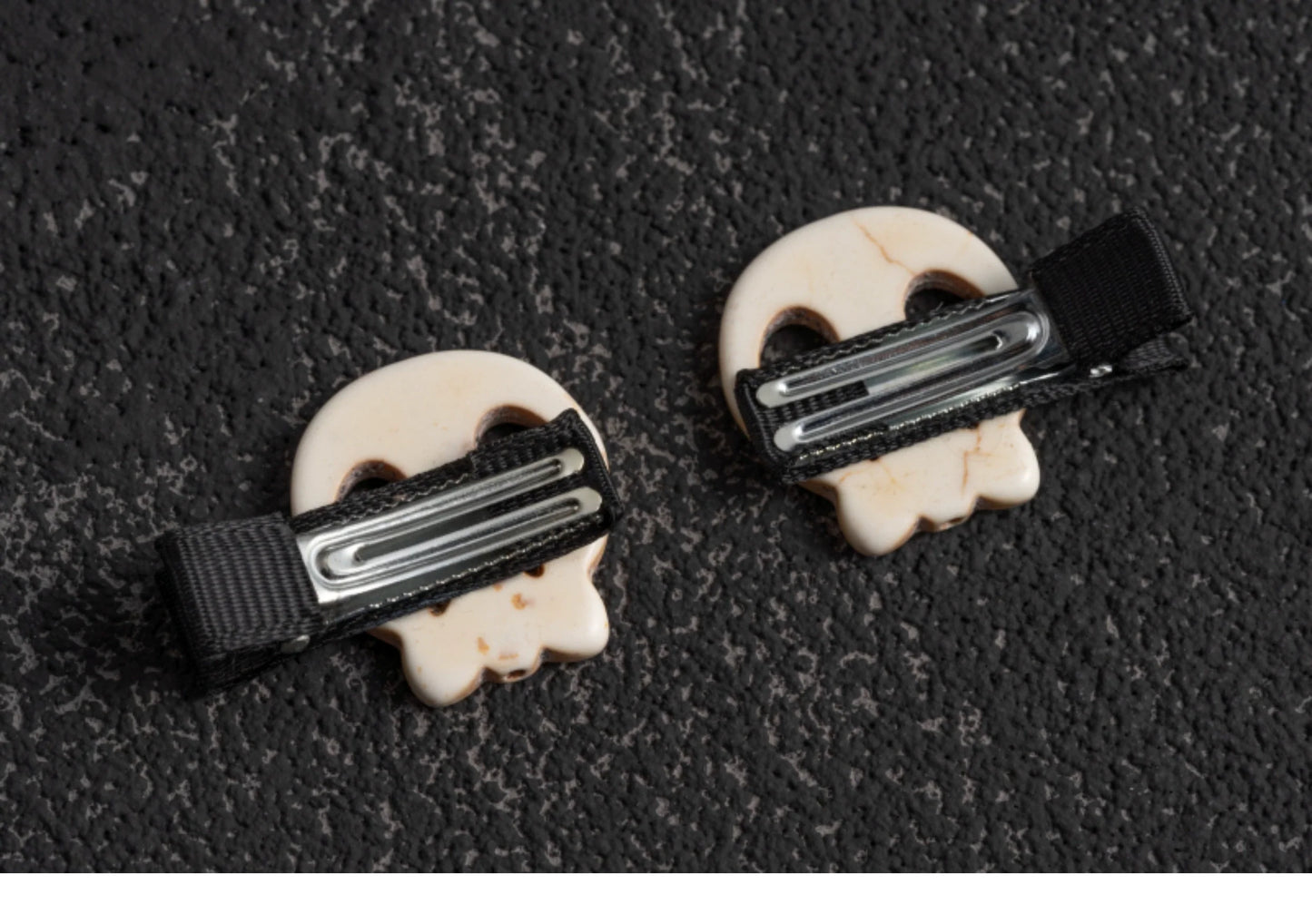 Strange Sugar - Gothic Hair Accessories Set Skulls Sharks Lolita Clips Headbands