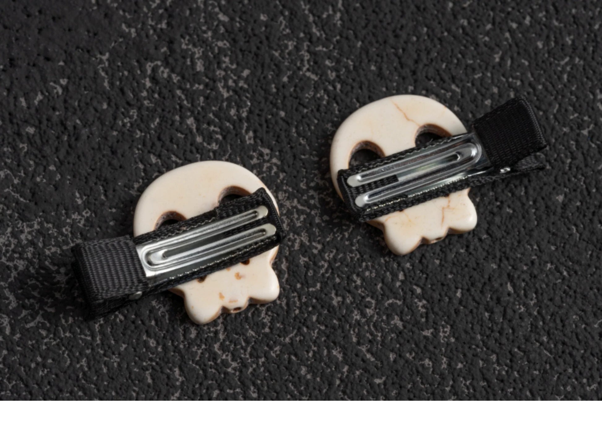 Strange Sugar - Gothic Hair Accessories Set Skulls Sharks Lolita Clips Headbands