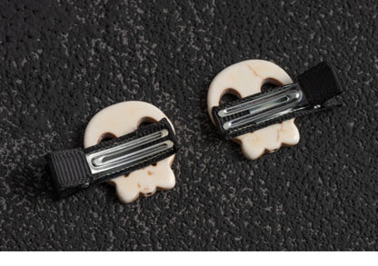 Strange Sugar - Gothic Hair Accessories Set Skulls Sharks Lolita Clips Headbands