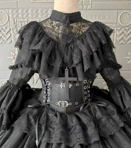 Teddy Bear - Halloween Gothic Wedding Lolita OP Dress