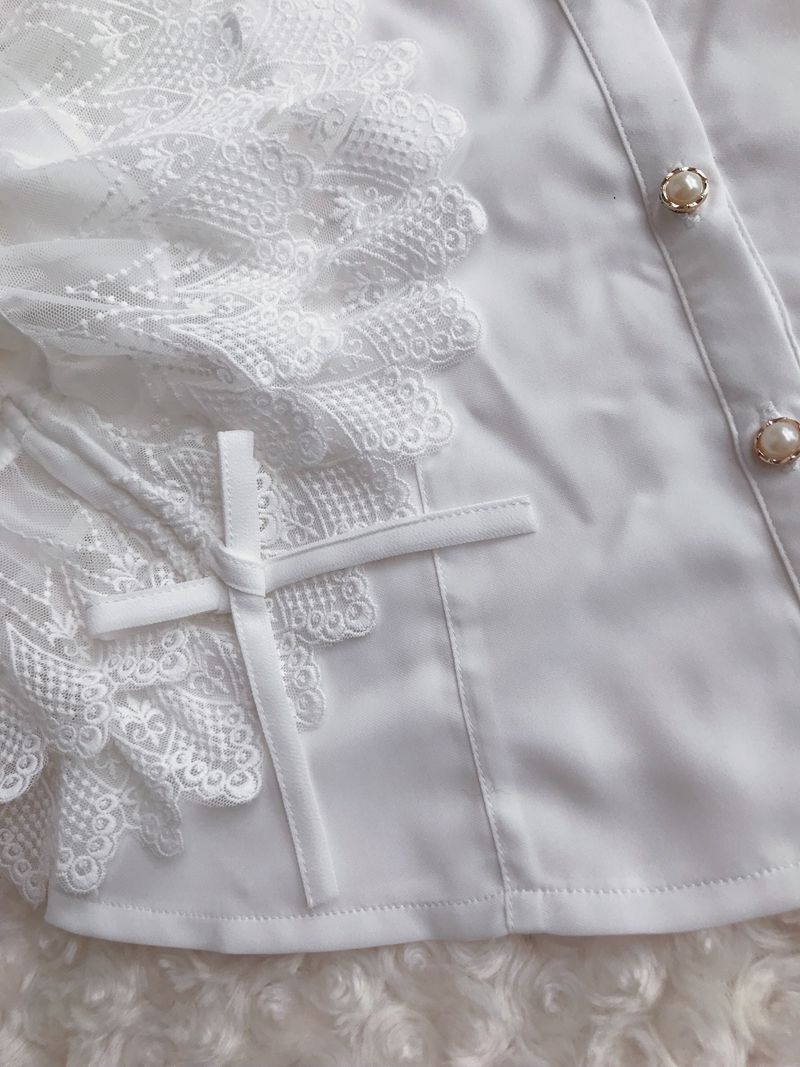 Yilia - Retro Lolita Princess Sleeve Blouse