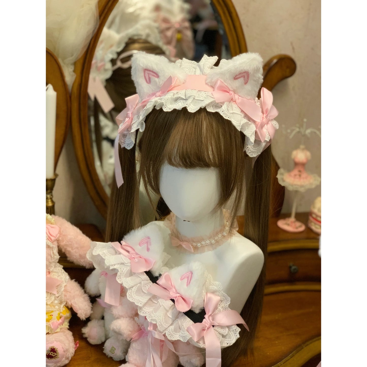 Sugar Girl - MeowRin SweetMaid - Sweet Lolita JSK, Adjustable Straps