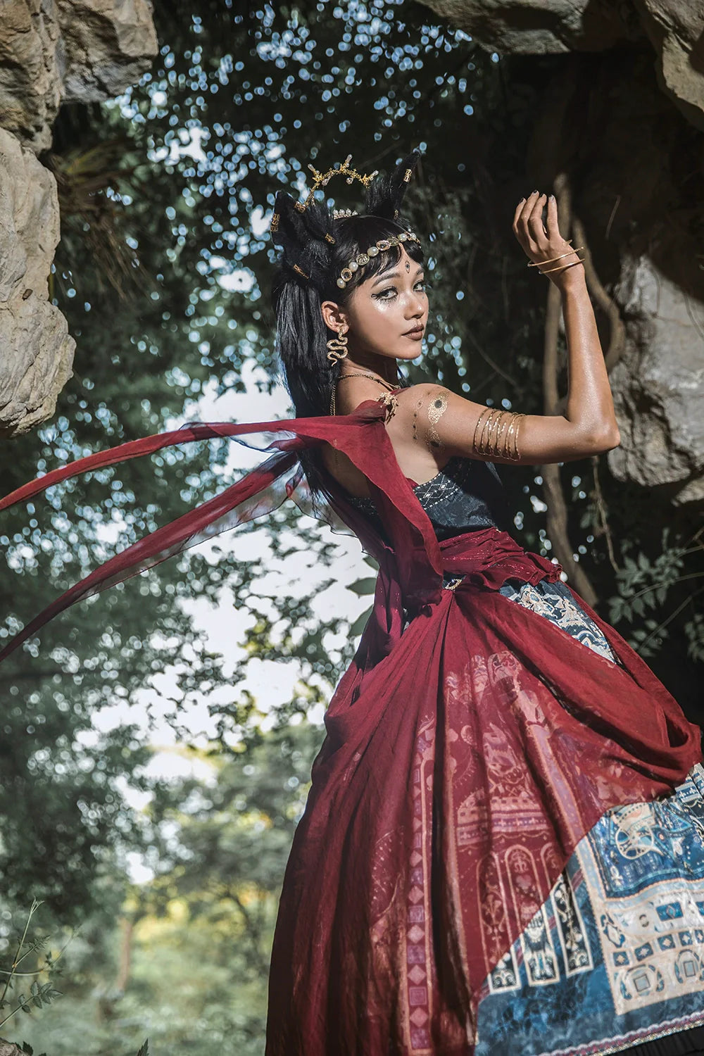 Miss Point - Dusk Best - Egyptian Lolita Dress Set Gorgeous JSK