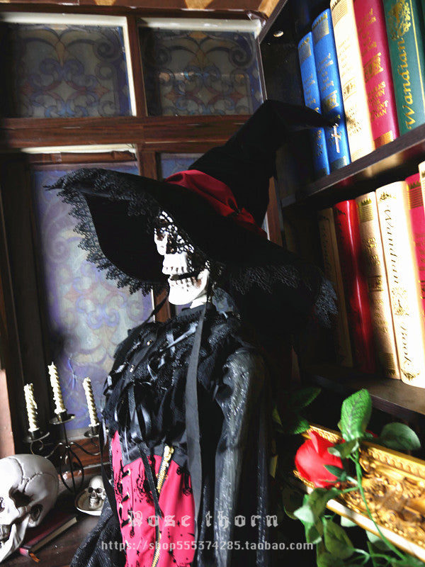 Rose Thorn - Holy Cross - 12 Colors Lolita Halloween Witch Hat