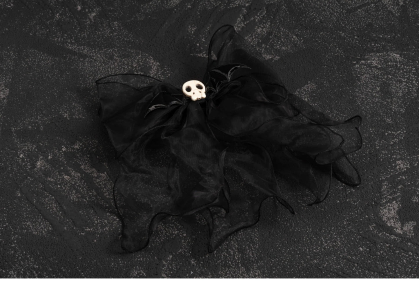 Strange Sugar - Gothic Hair Accessories Set Skulls Sharks Lolita Clips Headbands