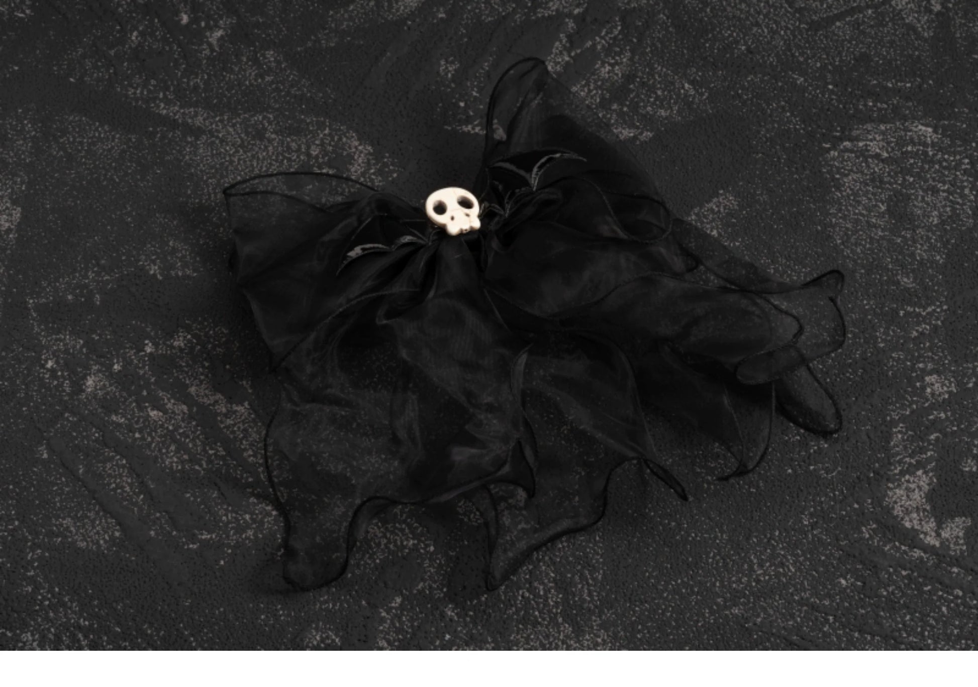 Strange Sugar - Gothic Hair Accessories Set Skulls Sharks Lolita Clips Headbands