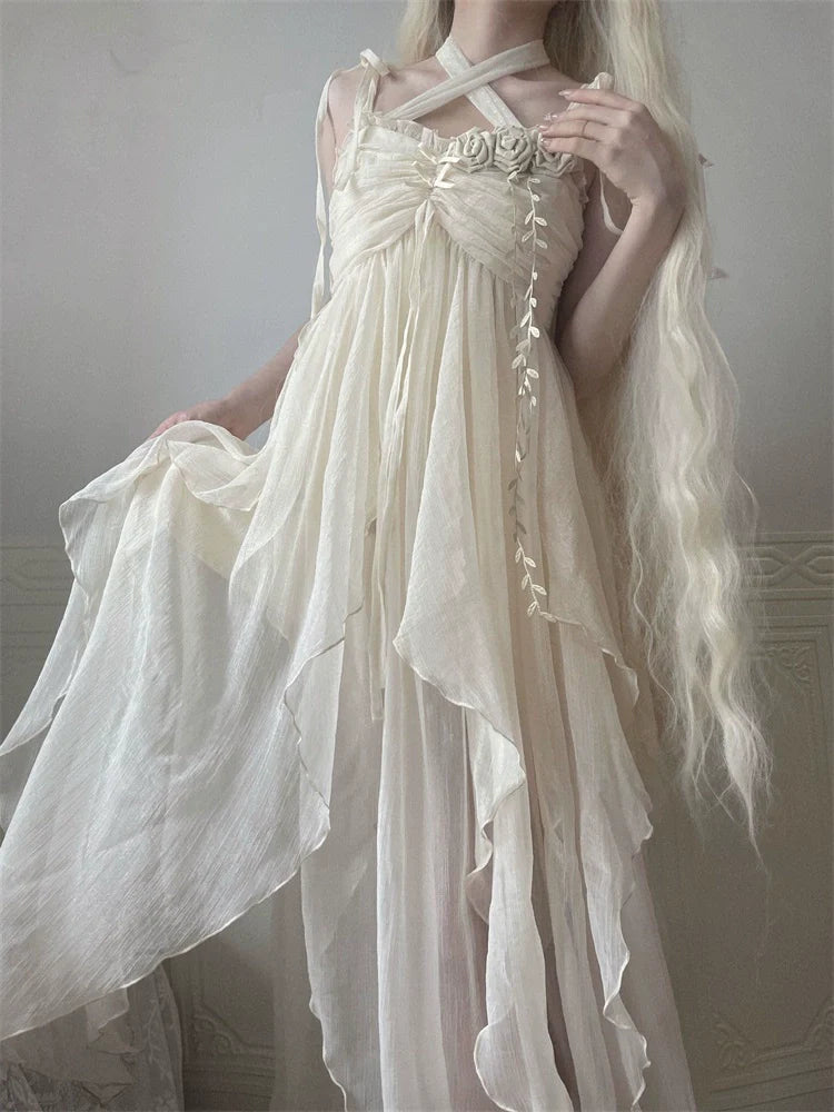 Letters from Unknown Stars - Daily Lolita JSK Dress Summer Elegant Dress