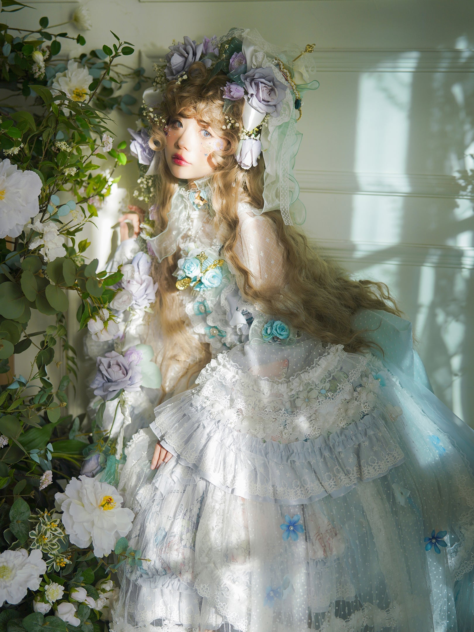 Youpairui - Sylph - Classic Lolita Tea Party Green Jumper Dress