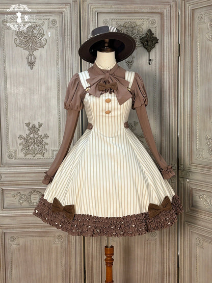 Miss Point - Classic Lolita JSK Customized Stripe Lolita Dress