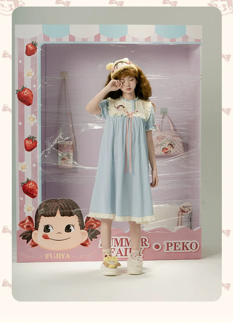 Summer Fairy - IP Collab Kawaii Lolita Dresses OP Home Wear Salopette Cardigan SK