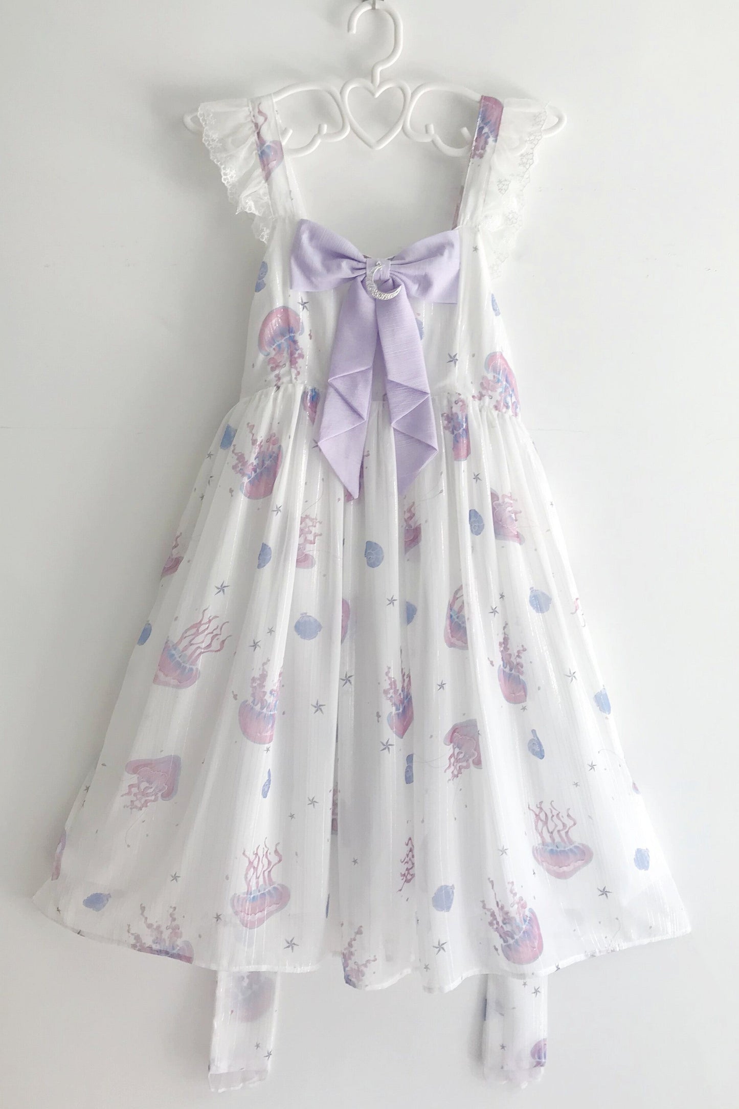 LilithEye - Jellyfish Meteor - Chiffon Fairy Jellyfish Printed Lolita JSK