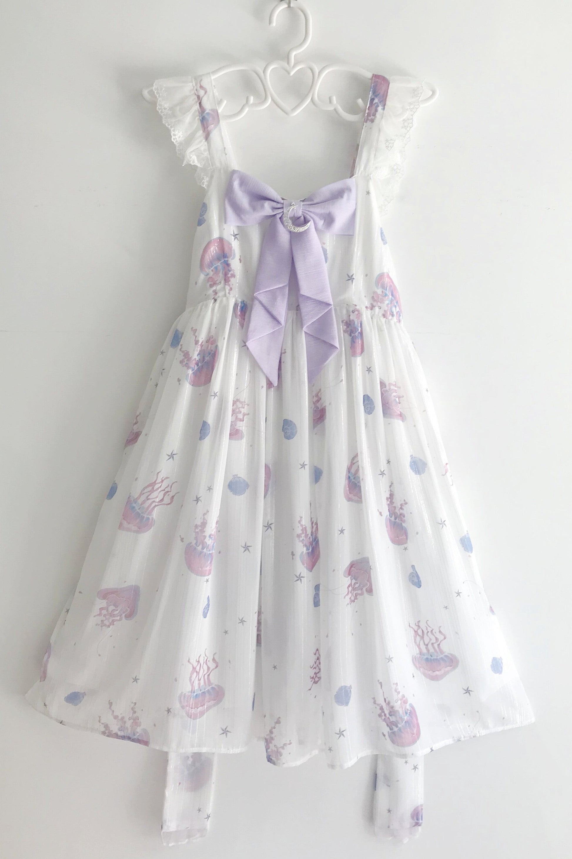 LilithEye - Jellyfish Meteor - Chiffon Fairy Jellyfish Printed Lolita JSK