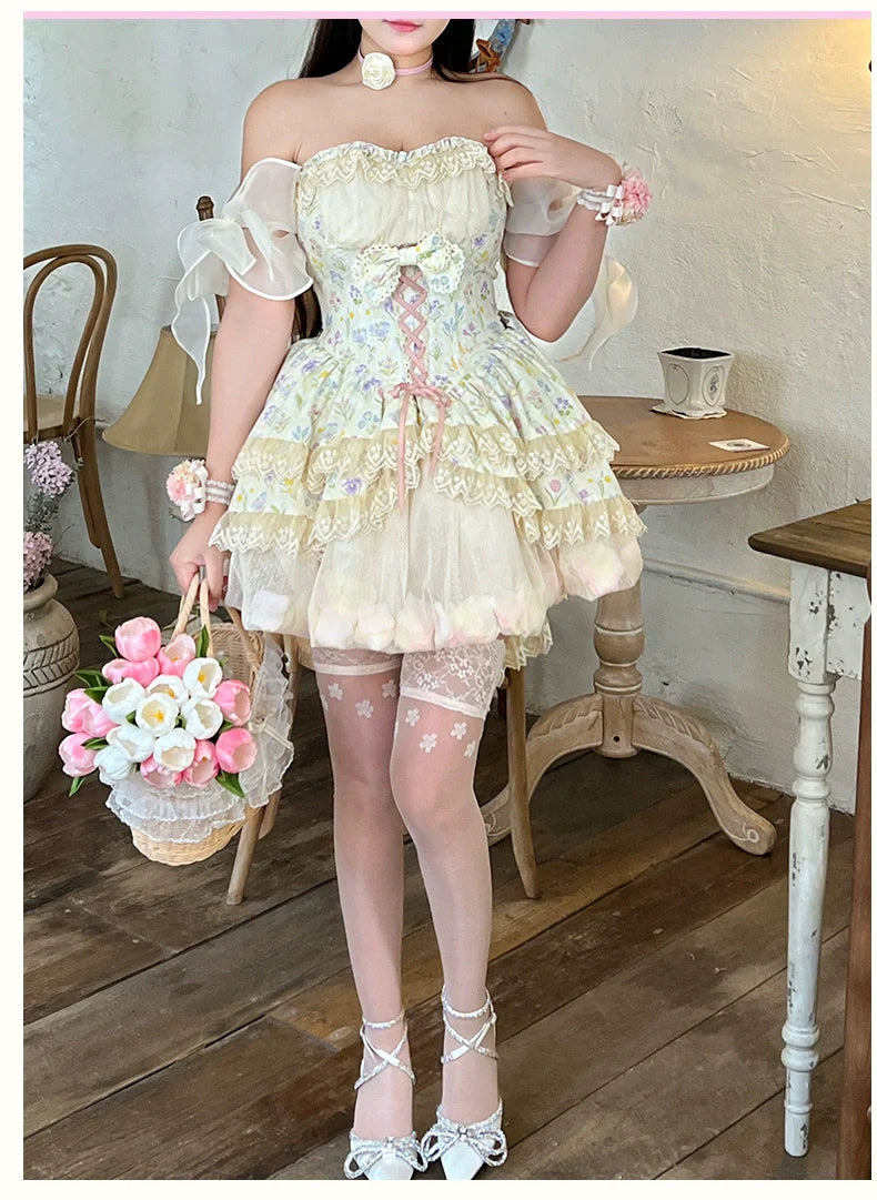 Diamond Honey - Sweet Lolita JSK Dress Sleeveless Dress for Spring Summer