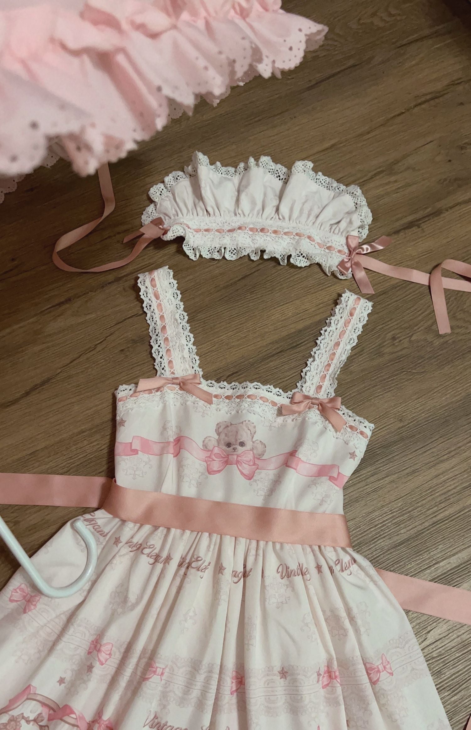 Sugar Girl - Bear Tea Party - Sweet Lolita JSK and Headdress