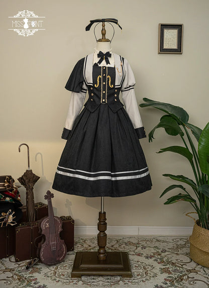 Miss Point - Customized Lolita Jumper Dress - Elegant College Lolita JSK
