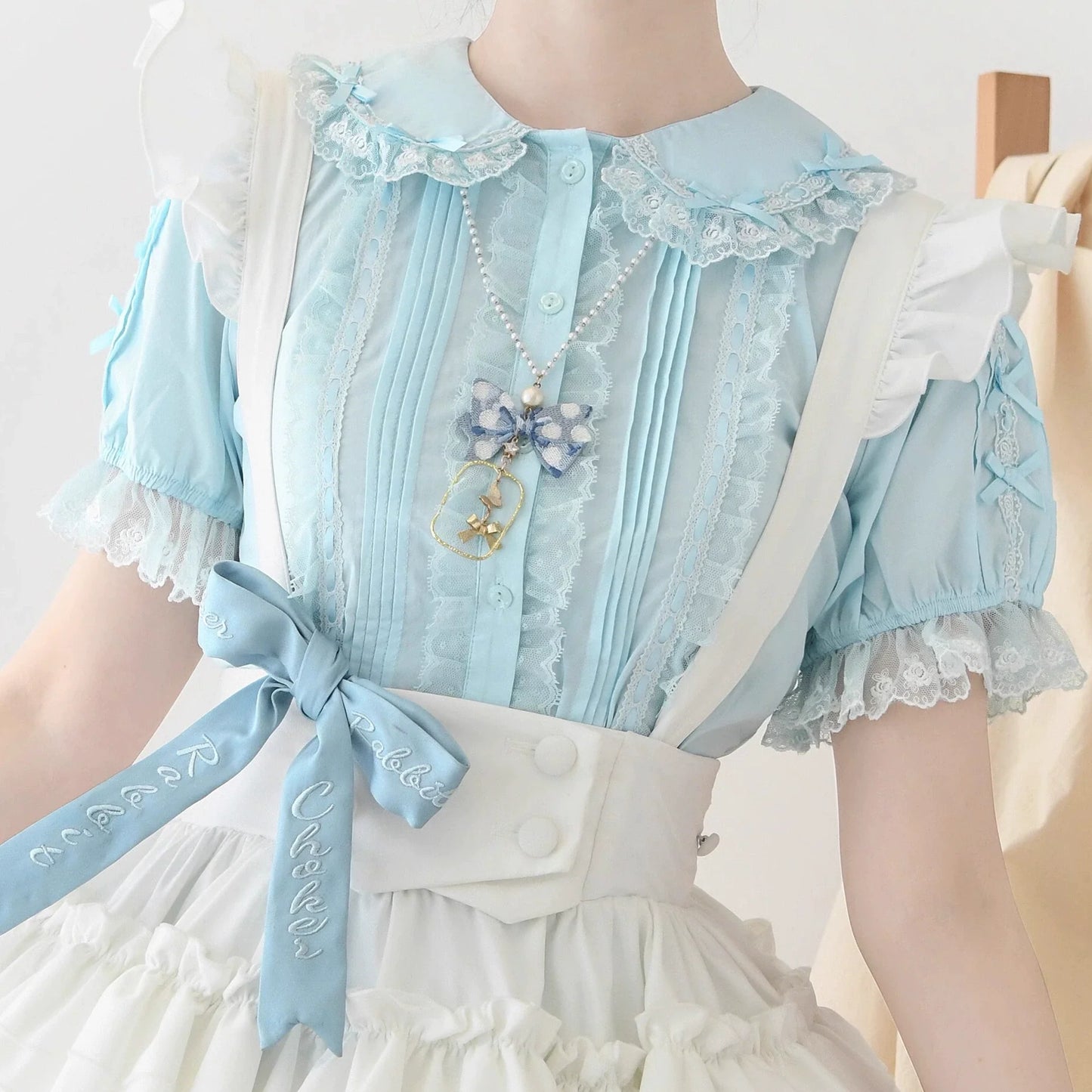 DMFS Lolita - Lanxin Shirt - Cotton Sweet Lolita Lace Blouse