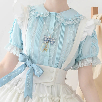 DMFS Lolita - Lanxin Shirt - Cotton Sweet Lolita Lace Blouse