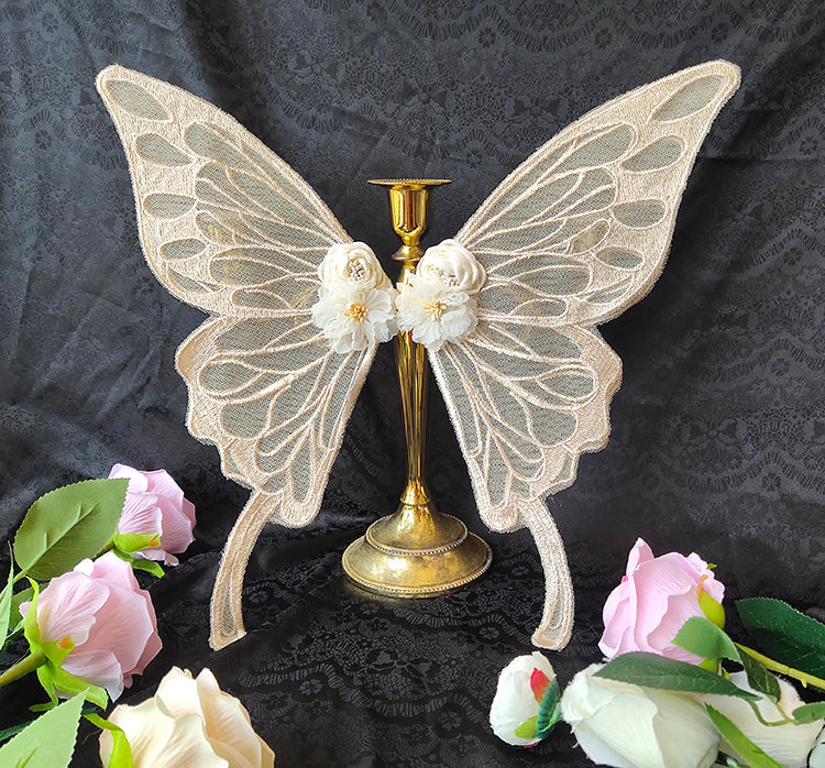 Fairy Tales - Embroidered Gothic Bridal Hairclip Hanfu Lolita Headwear