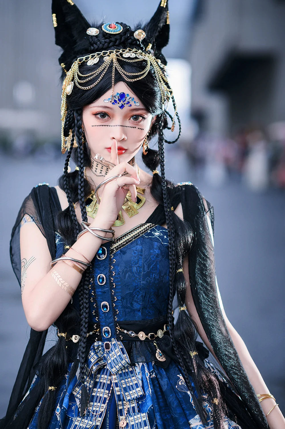 Miss Point - Dusk Best - Egyptian Lolita Dress Set Gorgeous JSK