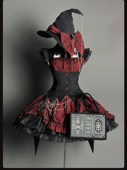 Alice Girl - Lolita Potion - Gothic Lolita Handbag Embroidered Lolita Black Bag