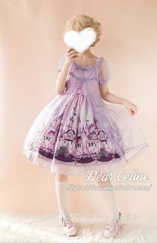 DearCeline - Midsummer Night's Dream - Daily Lolita Organza Covering Smock