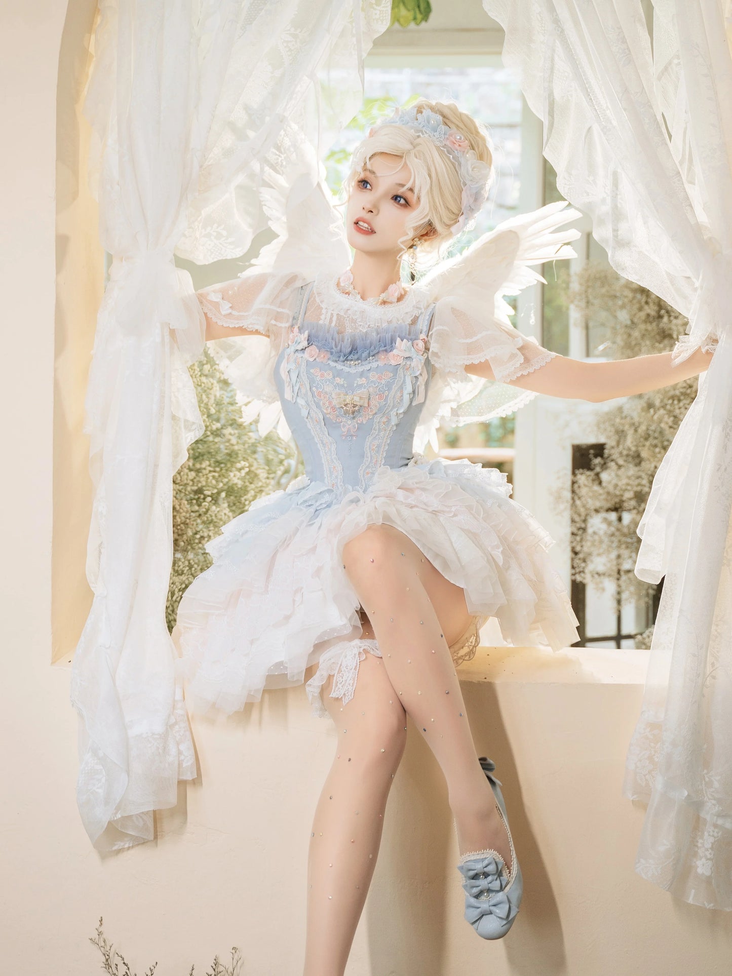 Garden Cat - Dreamy Dance Gorgeous Lolita JSK and SK