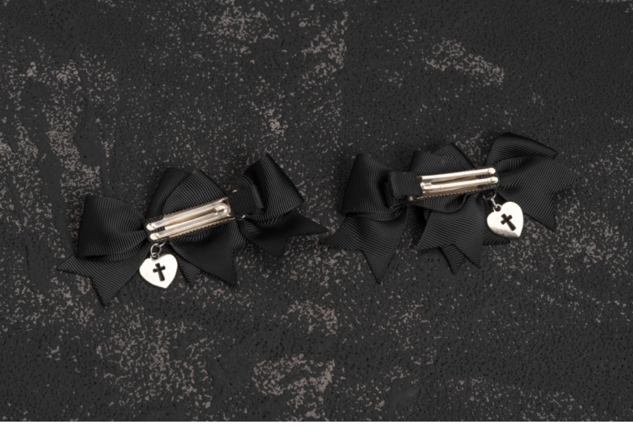 Strange Sugar - Gothic Lolita Cross bows headdress