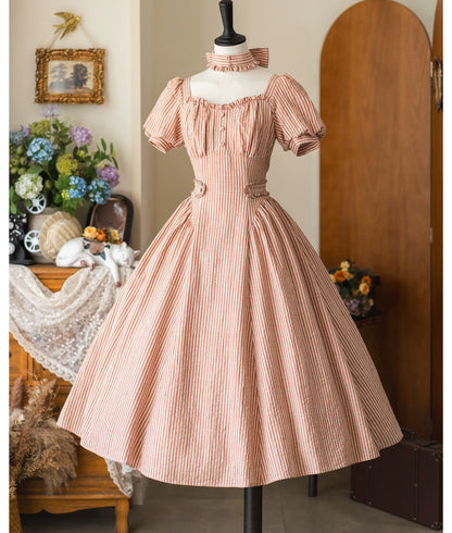 Forest Wardrobe - Chantilly Forest - Classic Lolita OP Dress With Square Neck & Underskirt