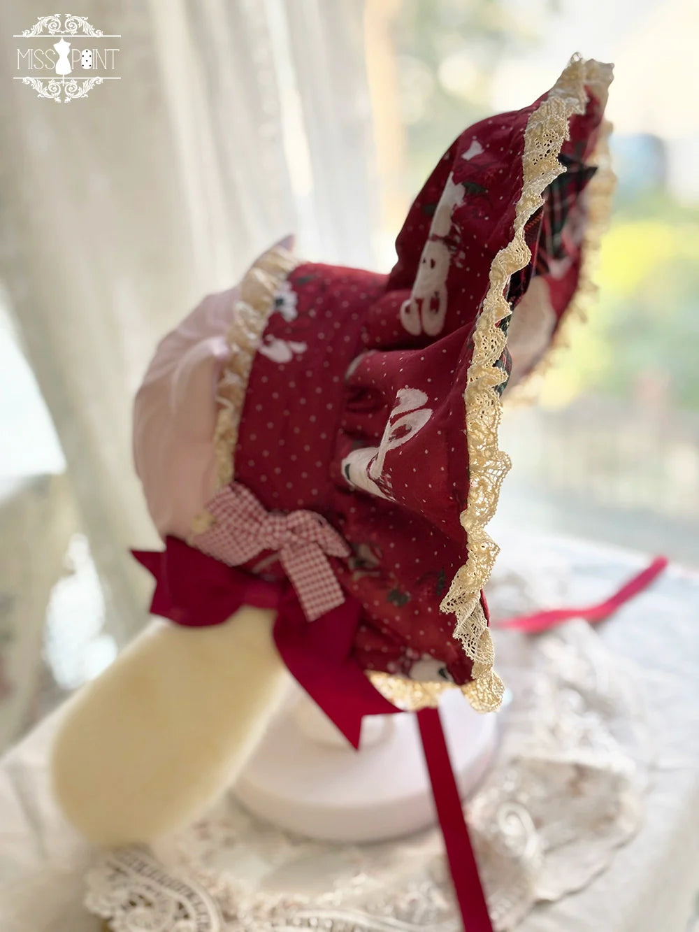 Miss Point - Forest Berry Bunny - Classic Lolita Accessory Cute Rabbit BNT KC and Brooch