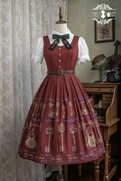 Miss Point - Antique Key - Elegant Lolita JSK Retro Lolita Dress