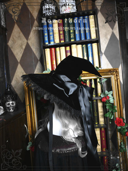 Rose Thorn - Holy Cross - 12 Colors Lolita Halloween Witch Hat