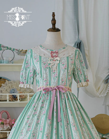 Miss Point - Customized Elegant Lolita OP Dress Cute Daily Girl Short Lolita Dress