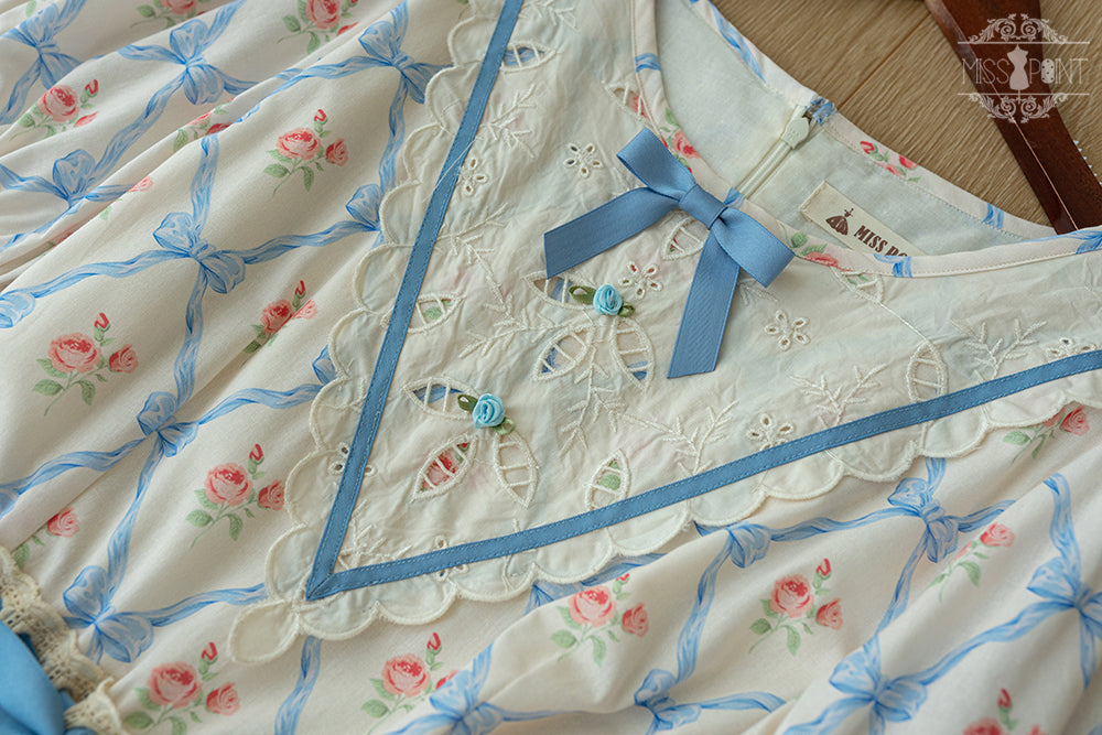 Miss Point - Happy Summer Elegant Lolita Floral OP Dress