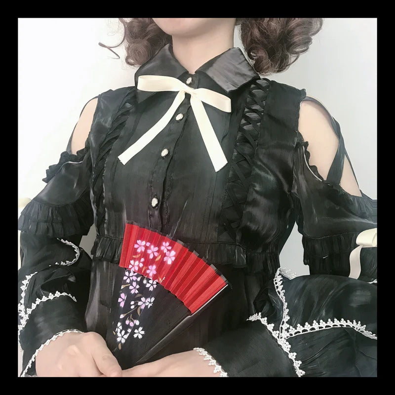 OCELOT - Lolita Blouse Yuelong Poem Long Sleeve Inner Shirt