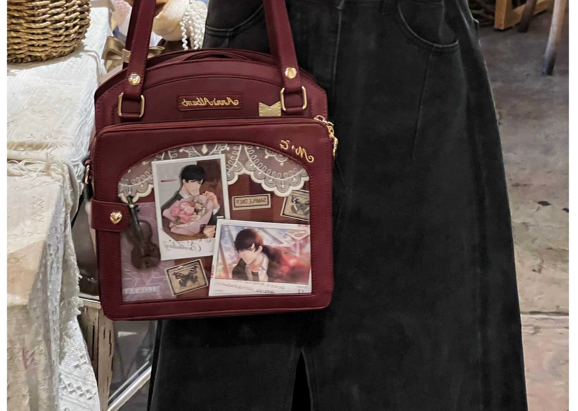 Morning Glory - Kawaii Lolita Checkered Itabag Multicolors