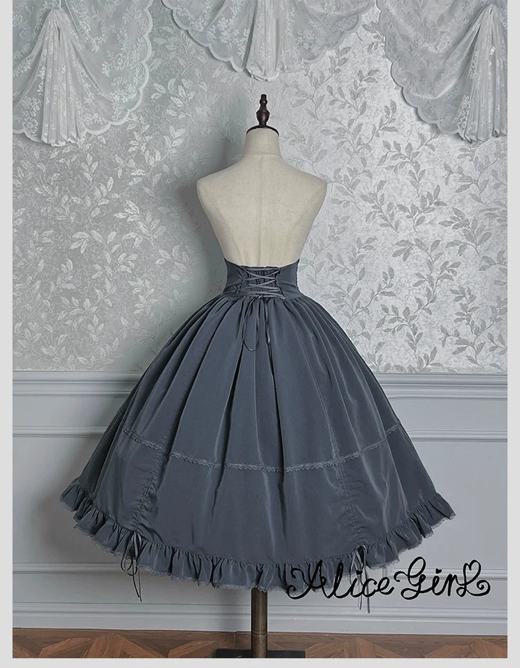 Alice Girl - Duke of Victoria - Classic Lolita SK & Overskirt Set