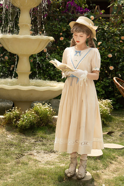 Miss Point - Happy Summer Elegant Lolita Floral OP Dress