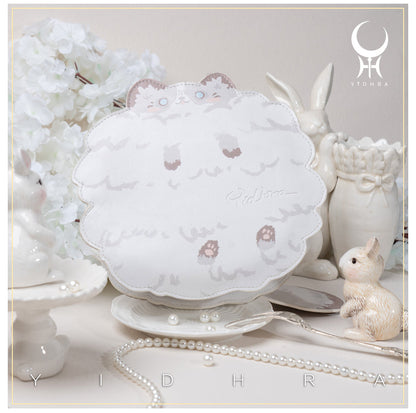 Yidhra - Printed Kawaii Cat Leather Shoulder Bag