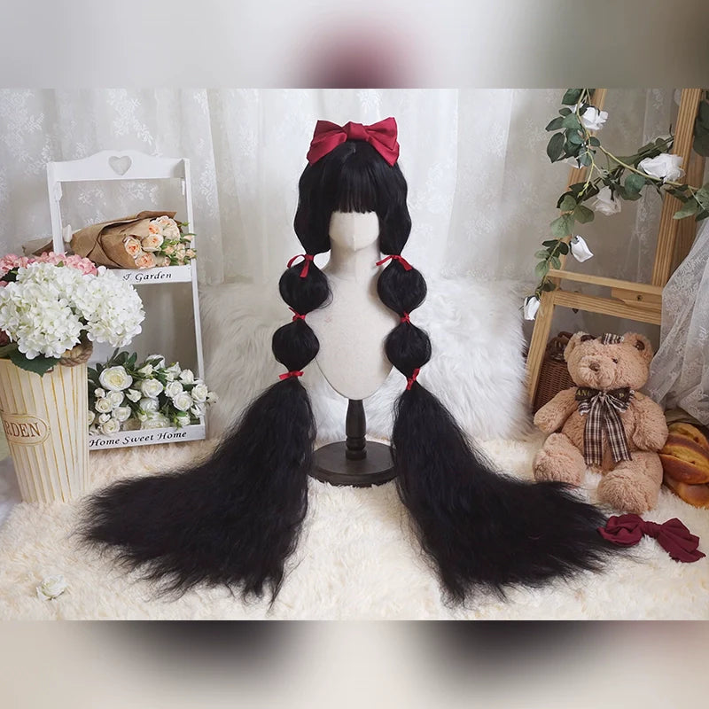 Imperial Tea - Natural Lolita Wig 120CM Super Long Hair