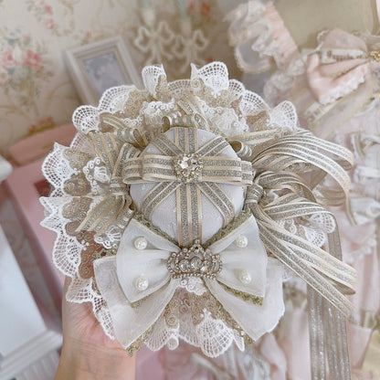 Cheese Cat - Sweet Lolita Cake Top Hat Handmade Lolita Accessory