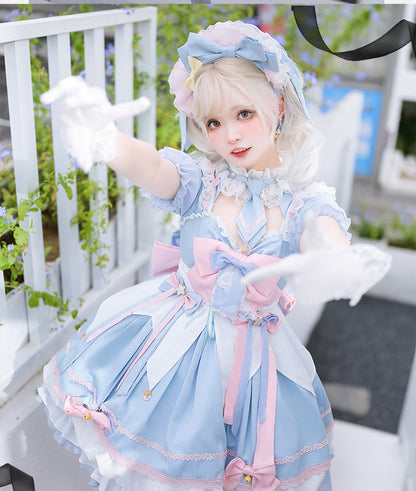 Forest Fluorescent Carps - Magic Girl Gorgeous Lolita OP