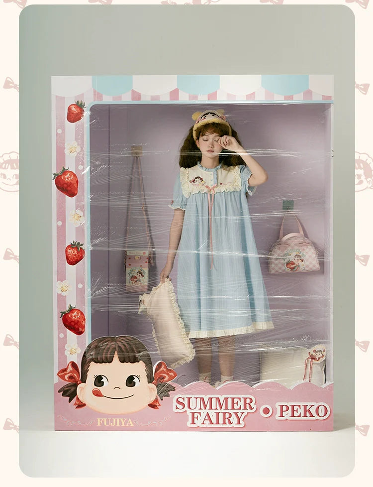 Summer Fairy - IP Collab Kawaii Lolita Dresses OP Home Wear Salopette Cardigan SK